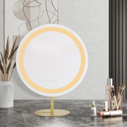 SAMPLE SALE-400mm 3 Colors Light Strip Touch LED Mirror Makeup Mirror Gold Decor SAMPLE SALE-400mm 3 Colors Light Strip Touch LED Mirror Makeup Mirror Gold Decor