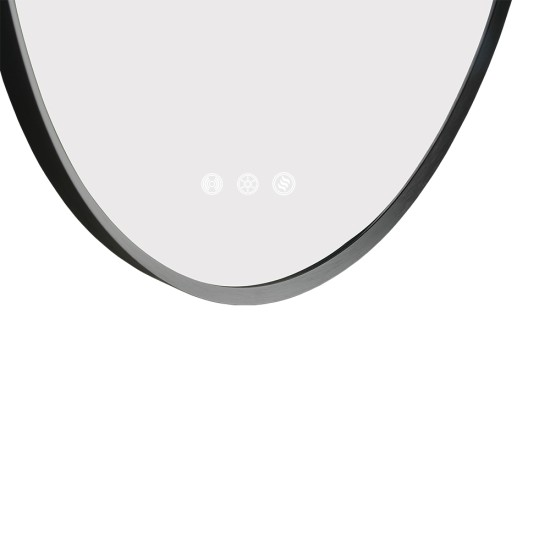 500x900mm Backlit Gunmetal Grey Frame Oval Led Mirror Oblong Racetrack Motion Sensor Auto On 500x900mm Backlit Gunmetal Grey Frame Oval Led Mirror Oblong Racetrack Motion Sensor Auto On