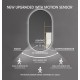 500x900mm Backlit Gunmetal Grey Frame Oval Led Mirror Oblong Racetrack Motion Sensor Auto On 500x900mm Backlit Gunmetal Grey Frame Oval Led Mirror Oblong Racetrack Motion Sensor Auto On