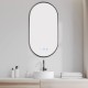 500x900mm Backlit Gunmetal Grey Frame Oval Led Mirror Oblong Racetrack Motion Sensor Auto On 500x900mm Backlit Gunmetal Grey Frame Oval Led Mirror Oblong Racetrack Motion Sensor Auto On