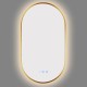 500x900mm Backlit Brushed Yellow Gold Frame Led Mirror Oblong Racetrack Motion Sensor Auto Switch 500x900mm Backlit Brushed Yellow Gold Frame Led Mirror Oblong Racetrack Motion Sensor Auto Switch