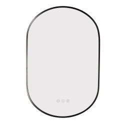 600x900mm Backlit Gunmetal Grey Frame Oval Led Mirror Oblong Racetrack Motion Sensor Auto On 600x900mm Backlit Gunmetal Grey Frame Oval Led Mirror Oblong Racetrack Motion Sensor Auto On