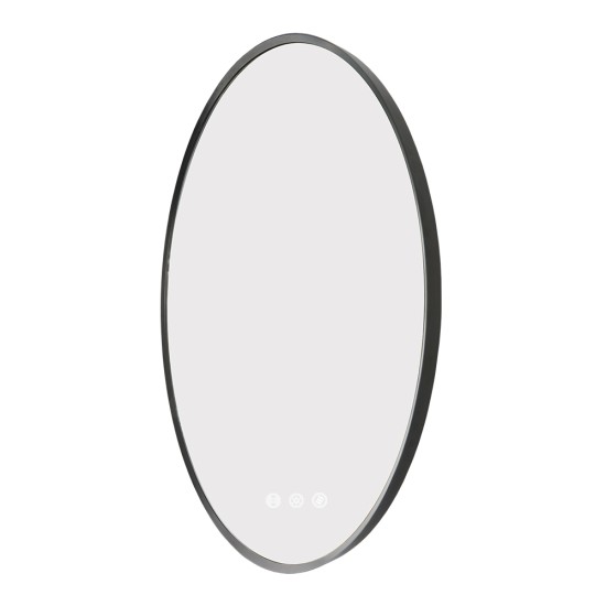 700mm Backlit Gunmetal Grey Frame Round LED Mirror with Motion Sensor Auto On 700mm Backlit Gunmetal Grey Frame Round LED Mirror with Motion Sensor Auto On