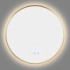 900mm Backlit Yellow Gold Frame Round LED Mirror with Motion Sensor Switch 900mm Backlit Yellow Gold Frame Round LED Mirror with Motion Sensor Switch