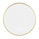 900mm Backlit Yellow Gold Frame Round LED Mirror with Motion Sensor Switch 900mm Backlit Yellow Gold Frame Round LED Mirror with Motion Sensor Switch