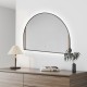 1200x850mm Backlit Gunmetal Grey Frame Arched LED Wall Mirror Demister Function 1200x850mm Backlit Gunmetal Grey Frame Arched LED Wall Mirror Demister Function