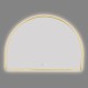 1200x850mm Backlit Brushed Yellow Gold Frame Arched LED Wall Mirror Demister 1200x850mm Backlit Brushed Yellow Gold Frame Arched LED Wall Mirror Demister