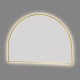 1200x850mm Backlit Brushed Yellow Gold Frame Arched LED Wall Mirror Demister 1200x850mm Backlit Brushed Yellow Gold Frame Arched LED Wall Mirror Demister