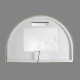 1200x850mm Backlit Brushed Yellow Gold Frame Arched LED Wall Mirror Demister 1200x850mm Backlit Brushed Yellow Gold Frame Arched LED Wall Mirror Demister