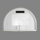 1200x850mm Backlit Brushed Yellow Gold Frame Arched LED Wall Mirror Demister 1200x850mm Backlit Brushed Yellow Gold Frame Arched LED Wall Mirror Demister