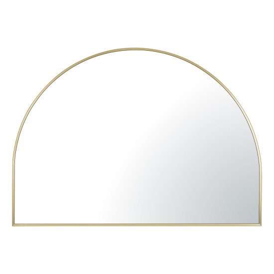 1200x850x20mm Gold Aluminum Framed Half Circle Mirror Decorative Wall Mirror Arc Mirror 1200x850x20mm Gold Aluminum Framed Half Circle Mirror Decorative Wall Mirror Arc Mirror