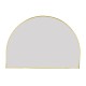 1200x850x20mm Gold Aluminum Framed Half Circle Mirror Decorative Wall Mirror Arc Mirror 1200x850x20mm Gold Aluminum Framed Half Circle Mirror Decorative Wall Mirror Arc Mirror
