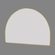 1200x850x20mm Gold Aluminum Framed Half Circle Mirror Decorative Wall Mirror Arc Mirror 1200x850x20mm Gold Aluminum Framed Half Circle Mirror Decorative Wall Mirror Arc Mirror