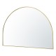 1200x850x20mm Gold Aluminum Framed Half Circle Mirror Decorative Wall Mirror Arc Mirror 1200x850x20mm Gold Aluminum Framed Half Circle Mirror Decorative Wall Mirror Arc Mirror