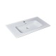 3D-2W 1200x450x550mm Grey Wall Hung Plywood Vanity with Ceramic Basin