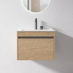 BC13 600X460X460MM PLYWOOD WALL HUNG VANITY - LIGHT OAK WITH CERAMIC TOP BC13 600X460X460MM PLYWOOD WALL HUNG VANITY - LIGHT OAK WITH CERAMIC TOP