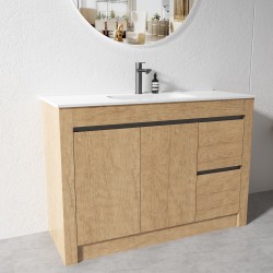 BC7 1200mmx460mmx850mm Plywood Floor Standing Vanity with Ceramic Single Basin BC7 1200mmx460mmx850mm Plywood Floor Standing Vanity with Ceramic Single Basin
