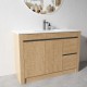 BC7 1200mmx460mmx850mm Plywood Floor Standing Vanity with Ceramic Single Basin