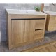 BC7 900mmx460mmx850mm Plywood Floor Standing Vanity with Ceramic Basin