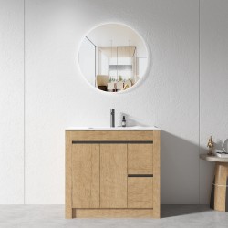 BC7 900mmx460mmx850mm Plywood Floor Standing Vanity with Ceramic Basin BC7 900mmx460mmx850mm Plywood Floor Standing Vanity with Ceramic Basin