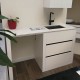 1300MM White Laundry Tub-Plywood Cabinet&Marble Bench with Sink 1300MM White Laundry Tub-Plywood Cabinet&Marble Bench with Sink