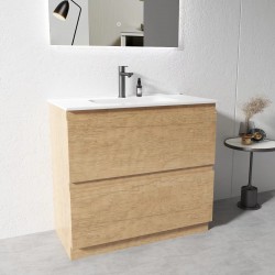 LX 900mm Plywood Floor Standing Vanity Unit With Ceramic Basin LX 900mm Plywood Floor Standing Vanity Unit With Ceramic Basin