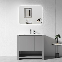 MK 900x460x860mm Grey Floor Standing Vanity with Ceramic Basin MK 900x460x860mm Grey Floor Standing Vanity with Ceramic Basin