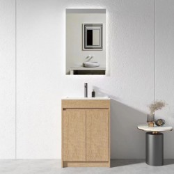SM 600mmx360mmx850mm Plywood Floor Standing Vanity with Ceramic Basin SM 600mmx360mmx850mm Plywood Floor Standing Vanity with Ceramic Basin