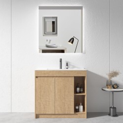 SM 900mmx360mmx850mm Plywood Floor Standing Vanity with Ceramic Basin SM 900mmx360mmx850mm Plywood Floor Standing Vanity with Ceramic Basin
