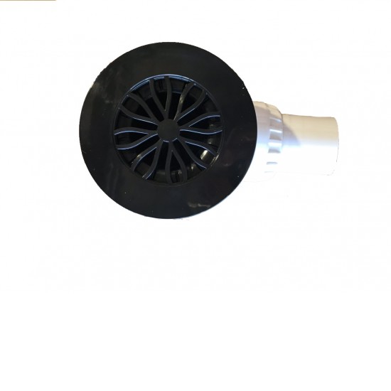 Shower Waste Easy Clean Shower Drain Black 