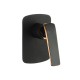 Esperia Matt Black & Rose Gold Shower/Bath Wall Mixer Solid Brass Wall Mounted