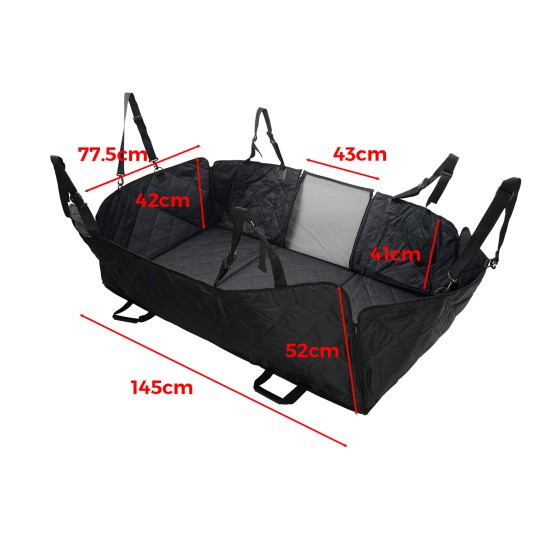 Large Pet Dog Cat Car Back Seat Cover Extender Mat Backseat Protector SUV Truck Hard Bottom Carrying Bag Waterproof Scratchproof 145x71cm Large Pet Dog Cat Car Back Seat Cover Extender Mat Backseat Protector SUV Truck Hard Bottom Carrying Bag Waterproof Scratchproof 145x71cm