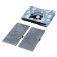 Sky Patter Double-Layer Cat House with Scratching Mat Foldable Enclosed Cat Cave Pet Cube House Nest for Indoor Sky Patter Double-Layer Cat House with Scratching Mat Foldable Enclosed Cat Cave Pet Cube House Nest for Indoor