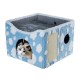 Sky Patter Double-Layer Cat House with Scratching Mat Foldable Enclosed Cat Cave Pet Cube House Nest for Indoor Sky Patter Double-Layer Cat House with Scratching Mat Foldable Enclosed Cat Cave Pet Cube House Nest for Indoor