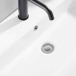 32/40mm Solid Brass Basin Pop Up Waste with Overflow Chrome 32/40mm Solid Brass Basin Pop Up Waste with Overflow Chrome