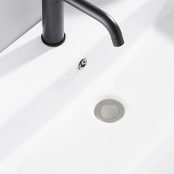 32/40mm Brushed Nickel Solid Brass Basin Pop Up Waste with Overflow 32/40mm Brushed Nickel Solid Brass Basin Pop Up Waste with Overflow
