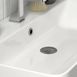 32/40mm Gunmetal Grey Solid Brass Basin Pop Up Waste with Overflow 32/40mm Gunmetal Grey Solid Brass Basin Pop Up Waste with Overflow