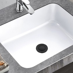 32/40mm Solid Brass Basin Pop Up Waste with NO Overflow Matt Black 32/40mm Solid Brass Basin Pop Up Waste with NO Overflow Matt Black
