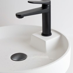 32/40mm Gunmetal Grey Mushroom Solid Brass Basin Pop Up Waste NO Overflow 32/40mm Gunmetal Grey Mushroom Solid Brass Basin Pop Up Waste NO Overflow