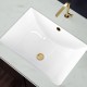 32/40mm Brushed Yellow Gold Mushroom Solid Brass Basin Pop Up Waste with Overflow