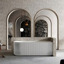 1500x750x580mm Flutted V-Groove Right Corner Bathtub Acrylic Gloss White Bath Tub 1500x750x580mm Flutted V-Groove Right Corner Bathtub Acrylic Gloss White Bath Tub