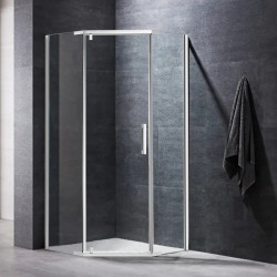 1000*1000*1900mm Diamond Shower Glass Door and Return Only 1000*1000*1900mm Diamond Shower Glass Door and Return Only