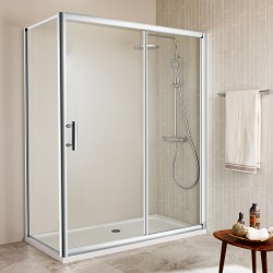 1100*750*1900mm Sliding Shower Glass Door and Return Only 1100*750*1900mm Sliding Shower Glass Door and Return Only