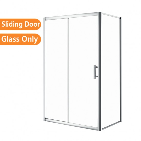 1100*750*1900mm Sliding Shower Glass Door and Return Only