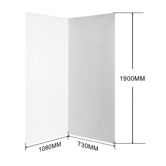 1100*750mm*1900mm Sliding Door Rectangle Shower Box