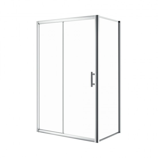 1200*800*1900mm Sliding Shower Glass Door and Return Only