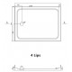 1500x900mm Rectangle Shower Tray