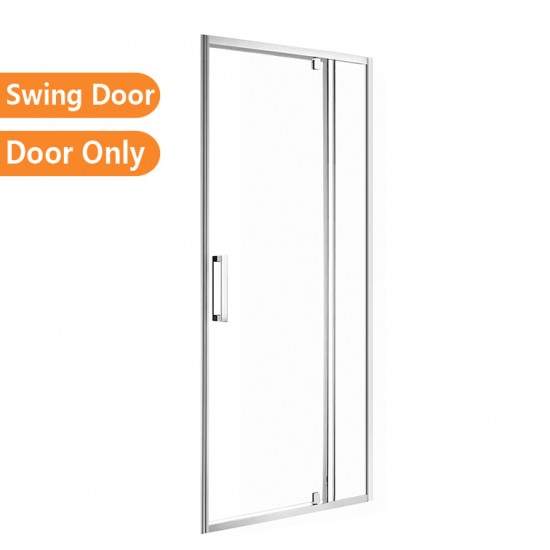 750*1900mm Swing Shower Glass Door Only
