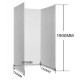 750*900*750mm 1900mm Height 3-Side Swing Door Rectangle Shower Box
