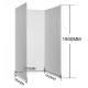 800*800*800mm 1900mm Height 3-Side Swing Door Square Shower Box